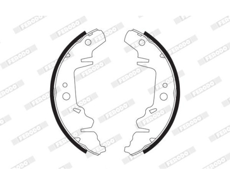 Brake Shoe Set PREMIER FSB568 Ferodo, Image 2