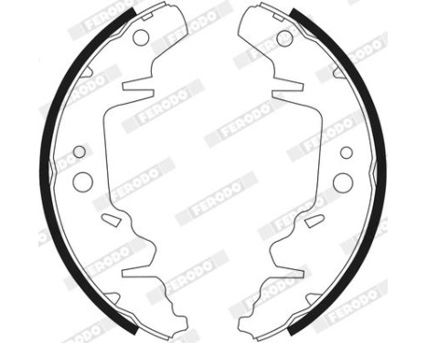 Brake Shoe Set PREMIER FSB568 Ferodo, Image 3