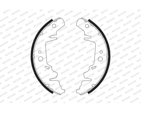 Brake Shoe Set PREMIER FSB568 Ferodo, Image 2