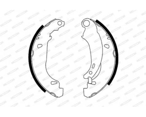 Brake Shoe Set PREMIER FSB576 Ferodo, Image 2