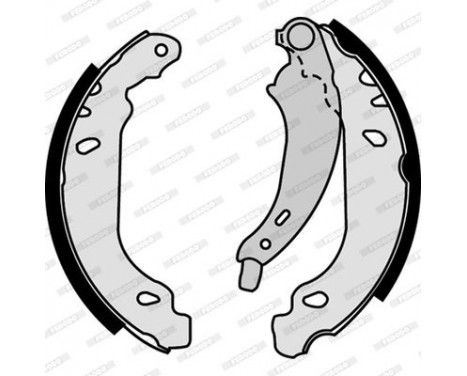 Brake Shoe Set PREMIER FSB576 Ferodo, Image 3