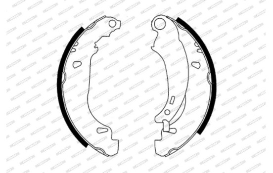 Brake Shoe Set PREMIER FSB576 Ferodo, Image 2