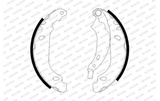 Brake Shoe Set PREMIER FSB584 Ferodo, Image 2