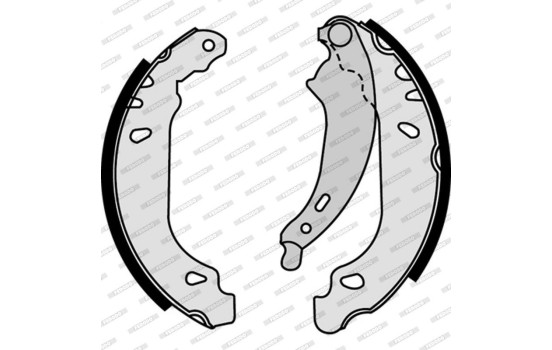 Brake Shoe Set PREMIER FSB584 Ferodo, Image 3
