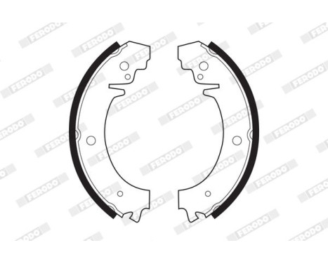 Brake Shoe Set PREMIER FSB59 Ferodo, Image 2