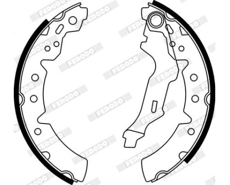 Brake Shoe Set PREMIER FSB591 Ferodo, Image 3