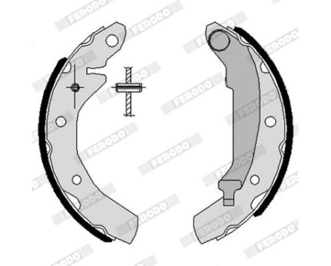 Brake Shoe Set PREMIER FSB595 Ferodo, Image 3