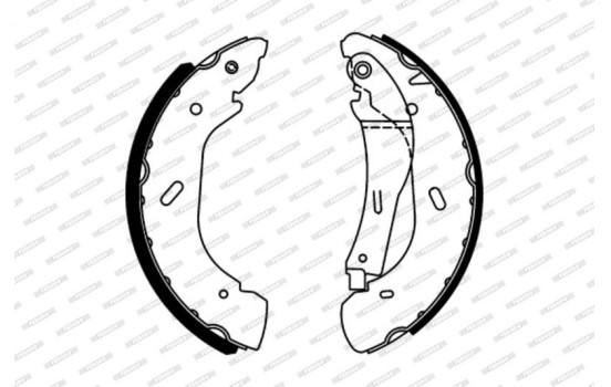 Brake Shoe Set PREMIER FSB595 Ferodo, Image 2