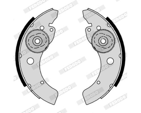 Brake Shoe Set PREMIER FSB600 Ferodo, Image 2