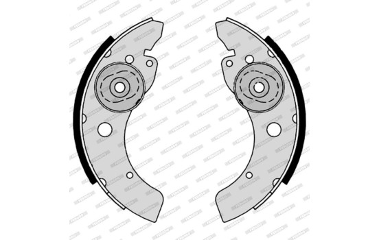Brake Shoe Set PREMIER FSB600 Ferodo, Image 2
