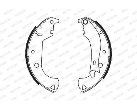 Brake Shoe Set PREMIER FSB604 Ferodo, Image 2