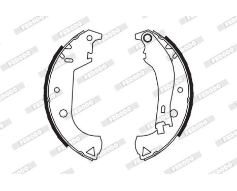 Brake Shoe Set PREMIER FSB604 Ferodo, Image 2