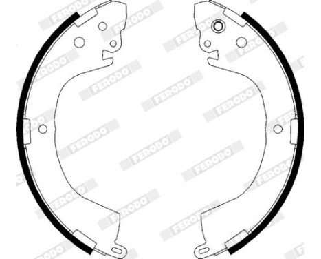 Brake Shoe Set PREMIER FSB617 Ferodo, Image 3