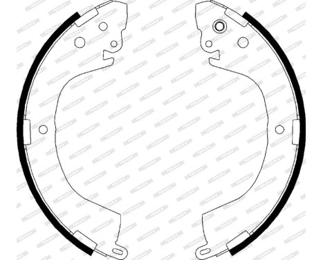 Brake Shoe Set PREMIER FSB617 Ferodo, Image 3