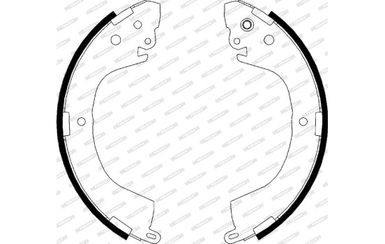 Brake Shoe Set PREMIER FSB617 Ferodo, Image 3