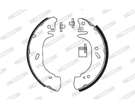 Brake Shoe Set PREMIER FSB618 Ferodo