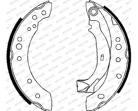 Brake Shoe Set PREMIER FSB626 Ferodo, Image 3