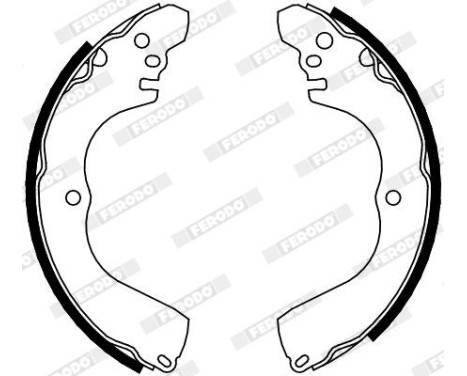 Brake Shoe Set PREMIER FSB638 Ferodo, Image 2