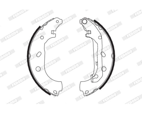 Brake Shoe Set PREMIER FSB648 Ferodo, Image 2