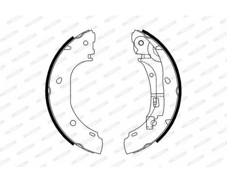 Brake Shoe Set PREMIER FSB652 Ferodo, Image 2