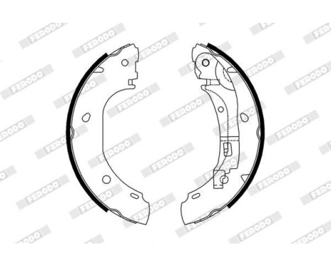 Brake Shoe Set PREMIER FSB652 Ferodo, Image 2