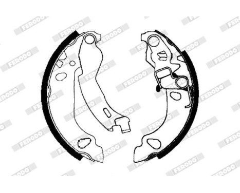 Brake Shoe Set PREMIER FSB655 Ferodo, Image 2