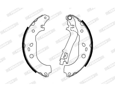 Brake Shoe Set PREMIER FSB676 Ferodo, Image 2