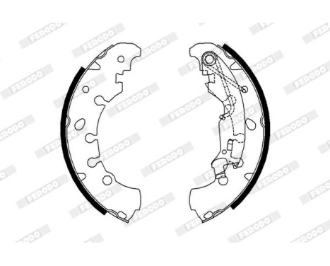 Brake Shoe Set PREMIER FSB681 Ferodo, Image 3