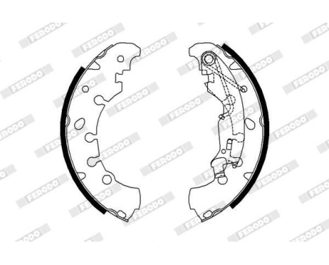 Brake Shoe Set PREMIER FSB681 Ferodo, Image 3