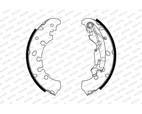 Brake Shoe Set PREMIER FSB681 Ferodo, Image 3