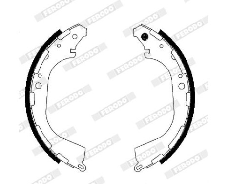 Brake Shoe Set PREMIER FSB683 Ferodo, Image 2