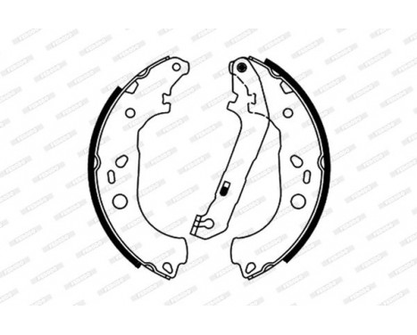 Brake Shoe Set PREMIER FSB687 Ferodo, Image 2