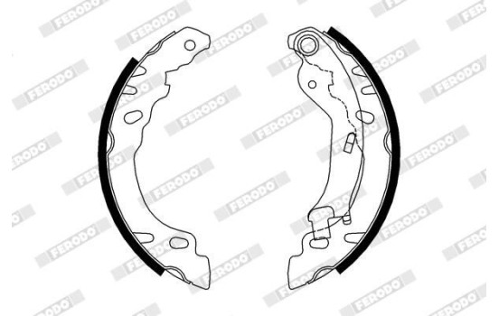 Brake Shoe Set PREMIER FSB688 Ferodo
