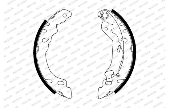 Brake Shoe Set PREMIER FSB688 Ferodo