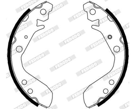 Brake Shoe Set PREMIER FSB689 Ferodo, Image 2