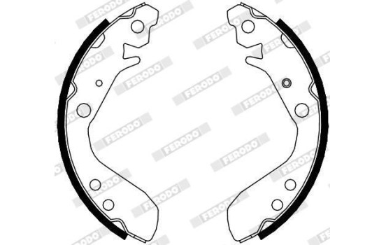 Brake Shoe Set PREMIER FSB689 Ferodo, Image 2