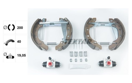 Brake Shoe Set Shoe Kit Pro