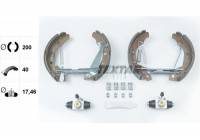 Brake Shoe Set Shoe Kit Pro