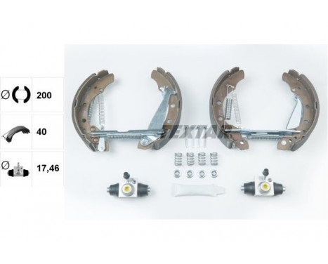 Brake Shoe Set Shoe Kit Pro