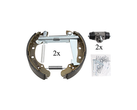 Brake Shoe Set SMARTKIT 111411 ABS, Image 2