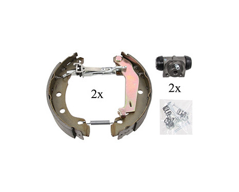 Brake Shoe Set SMARTKIT 111412 ABS, Image 2
