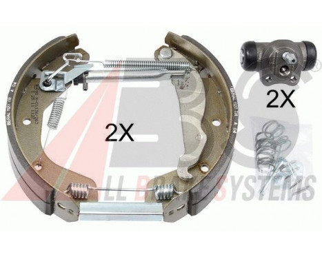 Brake Shoe Set SMARTKIT 111445 ABS, Image 3