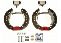 Brake Shoe Set Superkit GSK1076 TRW