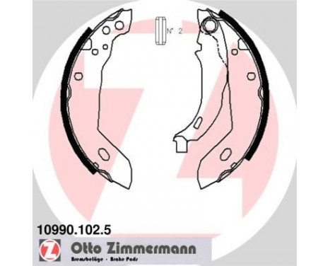 Brake Shoe Set, Image 2