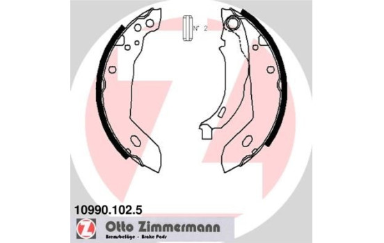 Brake Shoe Set, Image 2