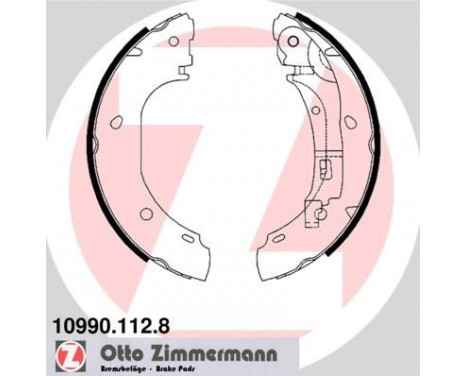 Brake Shoe Set, Image 2