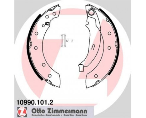 Brake Shoe Set, Image 2