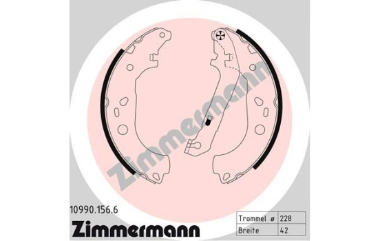 Brake Shoe Set, Image 2