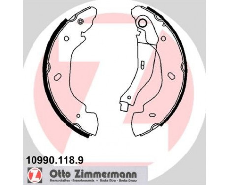 Brake Shoe Set, Image 3