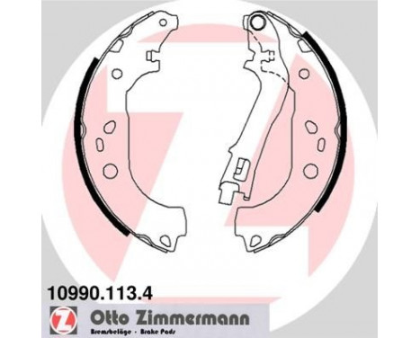 Brake Shoe Set, Image 2